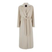 Pinko Beige Cornice Coat Beige, Dam