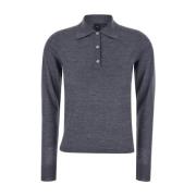 Pinko Grå Liquoroso Polo T-shirts och Polos Gray, Dam