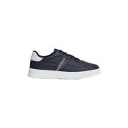 Tommy Hilfiger Blå Lågtop Sneakers Läder Nylon Blue, Herr