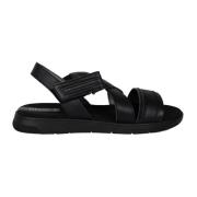 Geox Sandaletter med Rund Tå Black, Dam