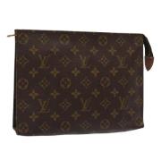 Louis Vuitton Vintage Pre-owned Canvas necessrer Brown, Dam