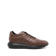 Hogan Brun Kalv Sneaker Brown, Herr