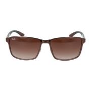 Ray-Ban Solglasögon med Fyrkantig Ram RB 3721 Brown, Unisex