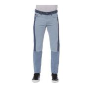 Trussardi Stiliga Jeans med Fram- och Bakfickor Blue, Herr