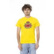 Cavalli Class Logo Print Kortärmad T-shirt Yellow, Herr