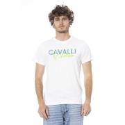 Cavalli Class Logo Print Kortärmad T-shirt White, Herr