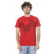 Cavalli Class Logo Print Kortärmad T-shirt Red, Herr