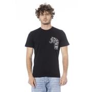 Cavalli Class Logo Print Kortärmad T-shirt Black, Herr