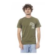 Cavalli Class Logo Print Kortärmad T-shirt Green, Herr