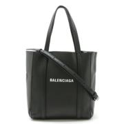 Balenciaga Vintage Pre-owned Laeder totevskor Black, Dam