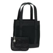 Gucci Vintage Pre-owned Nylon handvskor Black, Dam