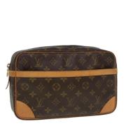 Louis Vuitton Vintage Pre-owned Canvas kuvertvskor Brown, Dam