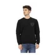 Automobili Lamborghini Sweatshirt med Logo Print Black, Herr