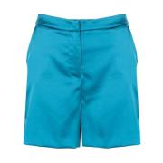 Liu Jo Elegant High-Waisted Shorts Blue, Dam