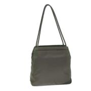 Prada Vintage Pre-owned Nylon totevskor Gray, Dam