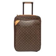 Louis Vuitton Vintage Pre-owned Laeder resvskor Brown, Dam