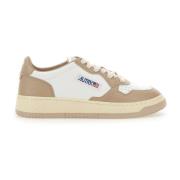 Autry Låga Sneakers för Kvinnor Beige, Dam