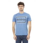 Baldinini Kortärmad Rund Hals T-shirt Blue, Herr