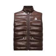 Moncler Gui Väst Brown, Herr