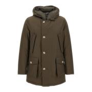 Woolrich Mäns Gröna Kappor Green, Herr