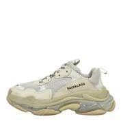 Balenciaga Vintage Pre-owned Laeder sneakers Gray, Dam