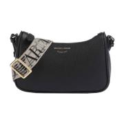 Giorgio Armani Svart Syntetisk Dam Crossbody Väska Black, Dam