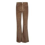 Pinko Flare Pant utan bälte Brown, Dam