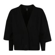 Pinko Stilfull Cardigan för en Chic Look Black, Dam