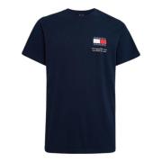 Tommy Hilfiger Blå Klassisk T-shirt Slim Fit Blue, Herr