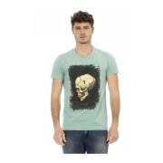 Trussardi Kortärmad Rund Hals T-shirt Green, Herr