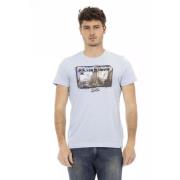 Trussardi Hjd Casual Bl T-shirt Mn Blue, Herr