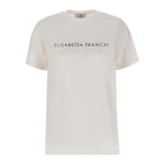 Elisabetta Franchi Vita T-shirts och Polos White, Dam