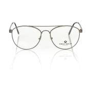 Frankie Morello Aviator Metallram Glasögon Gray, Herr