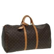 Louis Vuitton Vintage Pre-owned Canvas louis-vuitton-vskor Brown, Dam