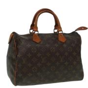 Louis Vuitton Vintage Pre-owned Canvas handvskor Brown, Dam