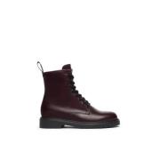 Nerogiardini Läder Ankelboots Bourgogne DryGo Teknologi Red, Dam