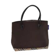 Burberry Vintage Pre-owned Canvas handvskor Brown, Dam