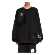 Mastermind World Skull Patchwork Sweatshirt Black, Herr