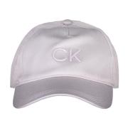 Calvin Klein Lila Kvinnors Visor Logo Hatt Purple, Dam