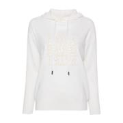 Max Mara Vit Huva i Ull White, Dam