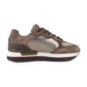 Pepe Jeans Stiliga Sneakers med Rusper Stars Brown, Dam