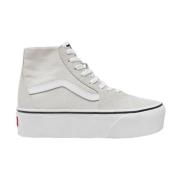 Vans Sportig Grå Mocka High-Top Sneakers Gray, Dam