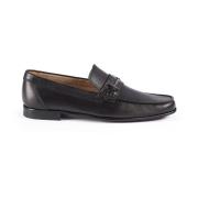 Testoni Mjuk Delave Kalv Moccasin Black, Herr