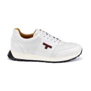 Testoni Ikonisk T-sidopatch Sneaker White, Herr