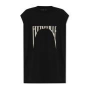 Rick Owens T-shirt Tarp Black, Herr