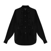 Comme des Garçons Genomskinlig Skjorta Black, Dam