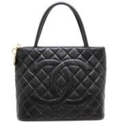 Chanel Vintage Pre-owned Laeder chanel-vskor Black, Dam