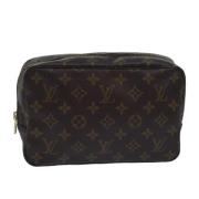 Louis Vuitton Vintage Pre-owned Canvas kuvertvskor Brown, Dam