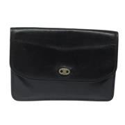 Celine Vintage Pre-owned Laeder kuvertvskor Black, Dam