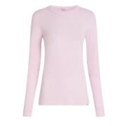 Penn&Ink N.Y Casual Långärmad T-shirt Pink, Dam